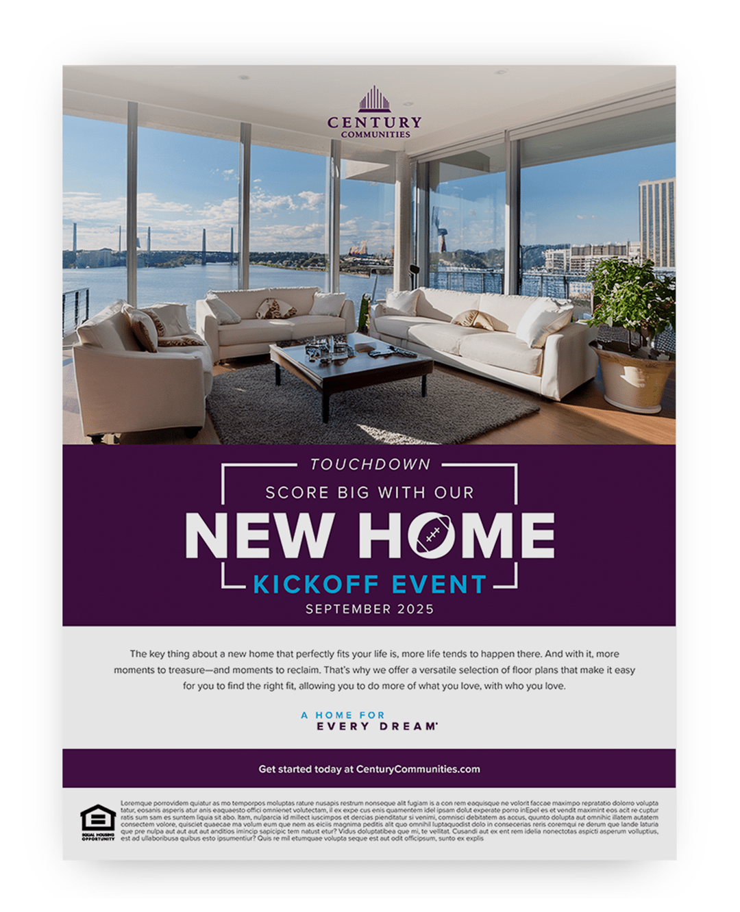 Century Communities Flyer design