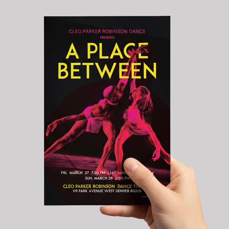 A-place-between_Flyer Outdoor Poster design for Cleo Parker Robinson