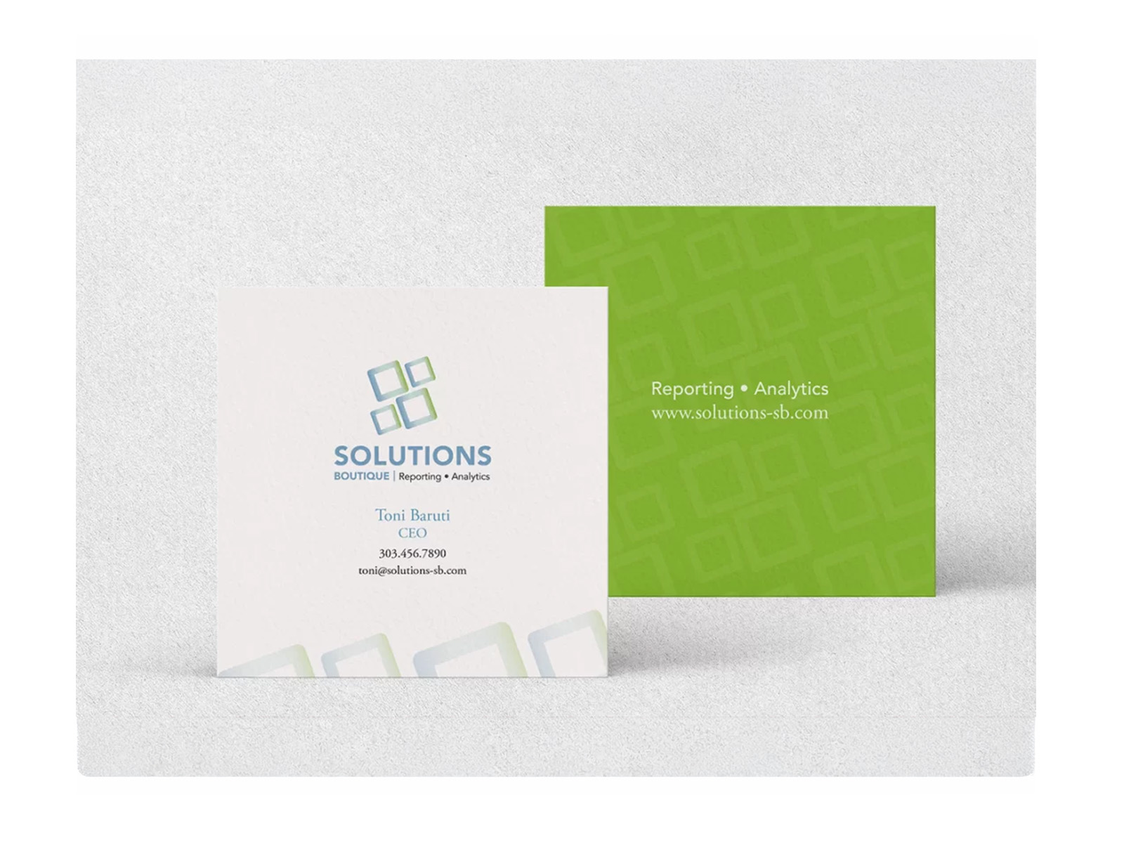 Solutions Boutique brand identity and visual system
